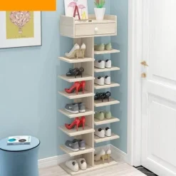 Platzsparendes mehrstöckiges Schuhregal – einfaches Lagerregal