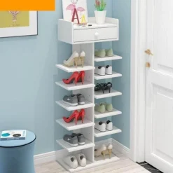 Platzsparendes mehrstöckiges Schuhregal – einfaches Lagerregal