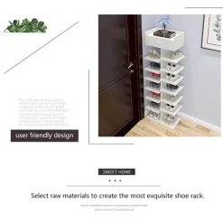 Platzsparendes mehrstöckiges Schuhregal – einfaches Lagerregal