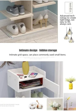 Platzsparendes mehrstöckiges Schuhregal – einfaches Lagerregal