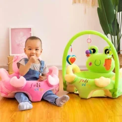 Plüsch-Babysitzerhöhung – Bequemer Kinderstuhl