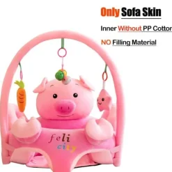 Plüsch-Babysitzerhöhung – Bequemer Kinderstuhl