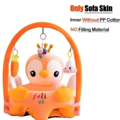 Plüsch-Babysitzerhöhung – Bequemer Kinderstuhl