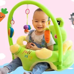 Plüsch-Babysitzerhöhung – Bequemer Kinderstuhl