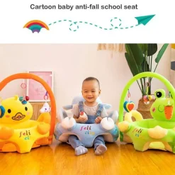 Plüsch-Babysitzerhöhung – Bequemer Kinderstuhl