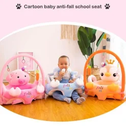 Plüsch-Babysitzerhöhung – Bequemer Kinderstuhl