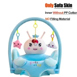 Plüsch-Babysitzerhöhung – Bequemer Kinderstuhl