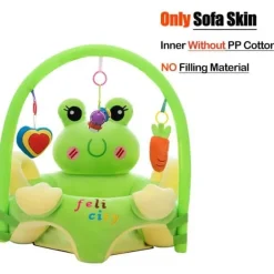 Plüsch-Babysitzerhöhung – Bequemer Kinderstuhl