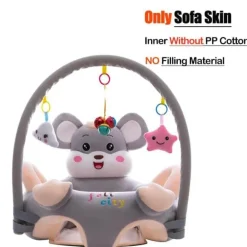 Plüsch-Babysitzerhöhung – Bequemer Kinderstuhl