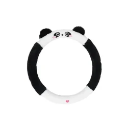Plüsch-Lenkradbezug mit Tiermotiv – weiches Winter-Auto-Accessoire