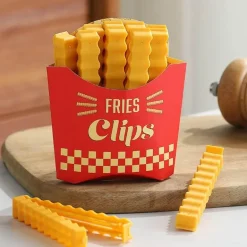 Pommes Frites Verschlussklammern - Lebensmittel Frischhalteklammern
