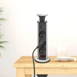 Pop-Up-Steckdosenleiste – Kabelmanagement-Organizer für Schreibtische