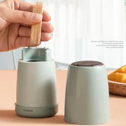 Pop-up-Zahnstocherspender für einfachen Zugriff und elegante Aufbewahrung