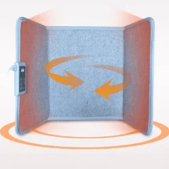 Portable Electric Folding Space Heater - Compact Warmth for Home Office