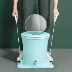 Portable Manual Clothes Dryer - Large Capacity Drying Bucket
