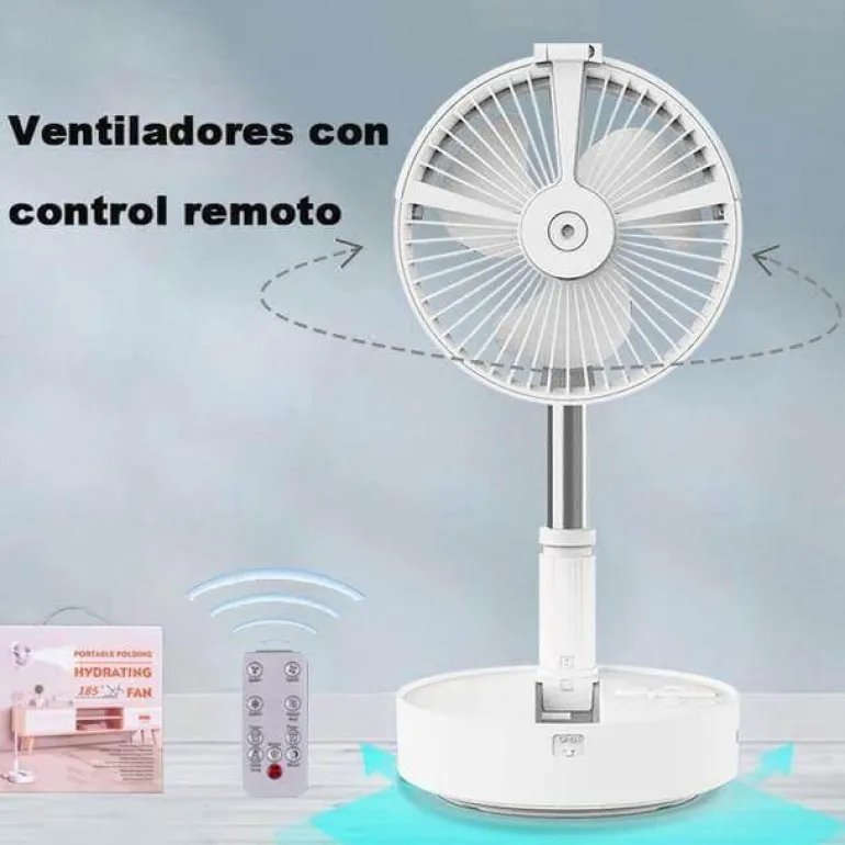 Portable Remote Control Air Conditioner Humidifier with LED Light - Compact Cooling Solution