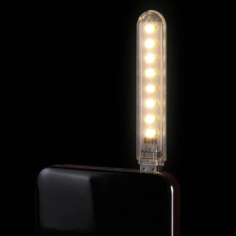 Portable USB LED Night Light - Soft Glow Lamp