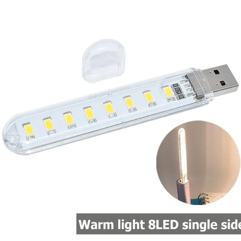 Portable USB LED Night Light - Soft Glow Lamp