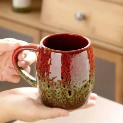 Porzellantasse mit großem Fassungsvermögen – Keramiktasse für Kaffee und Tee fürs Büro