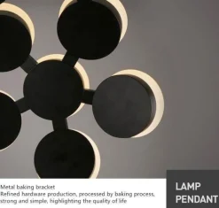 Postmodern Nordic LED Half Star Chandelier - Modern Lighting Fixture