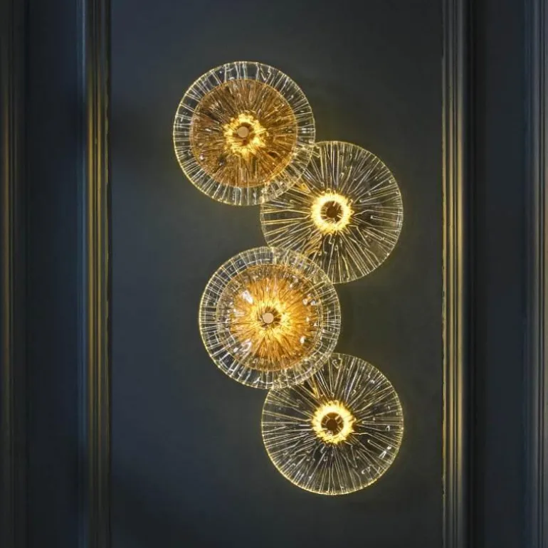 Postmoderne Glaswandlampe – Elegante, stilvolle Beleuchtungsvorrichtung