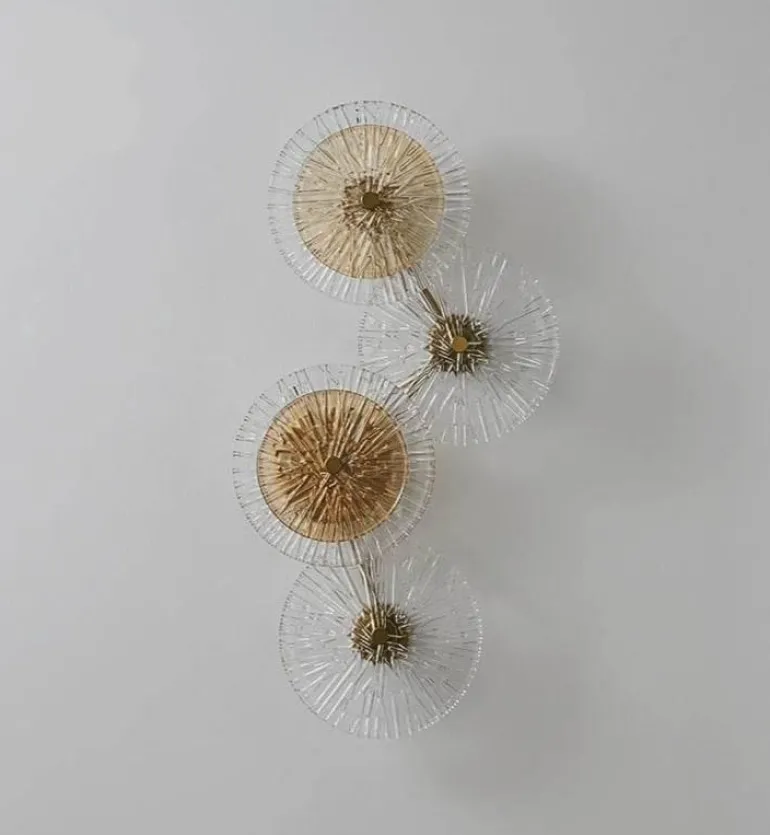 Postmoderne Glaswandlampe – Elegante, stilvolle Beleuchtungsvorrichtung