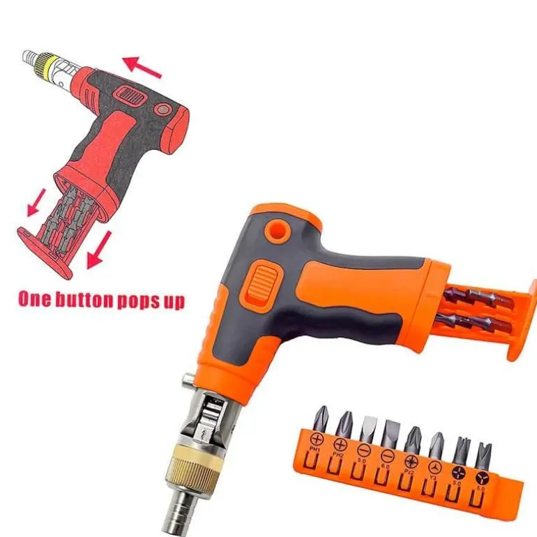 Premium DIY Ratchet Screwdriver Set - Versatile Tool Kit