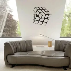 Premium Italian Leather Adjustable Sofa - Contemporary Wave Design