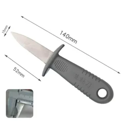 Premium-Austernmesser – Meeresfrüchte-Werkzeug zum einfachen Öffnen der Schale mit PP-Griff