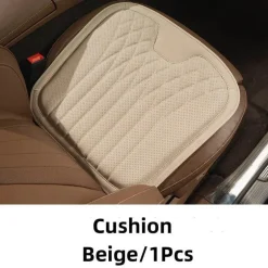 Premium-Autositzkissen aus Leder – atmungsaktive Komfortunterstützung