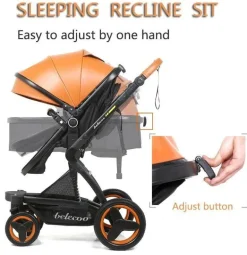 Premium-Luxus-Kinderwagen – komfortables Design