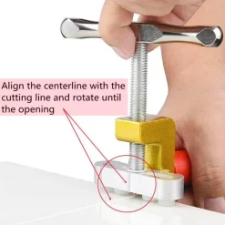 Professional Glass Ceramic Diamond Roller Cutter - 2-in-1 Tool for Precision Cutting