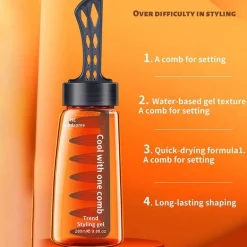 Professioneller Haarstyling-Gelkamm – Styling-Tool für einfaches Auftragen
