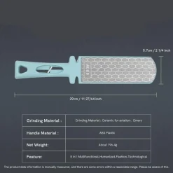 Professionelles Messerschärferbrett mit Wabenstruktur – langlebiges Küchenwerkzeug