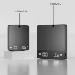 Präzise Kaffee-Timer-Waage mit LCD-Display für die perfekte Espressozubereitung