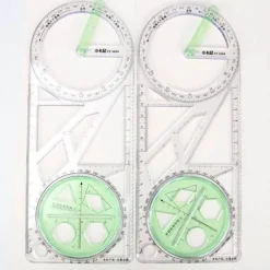 Präzisionslineal – Mehrwinkel-Zeichenwerkzeug für Mathematik und Kunst