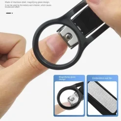 Präzisions-Nagelknipser – Vergrößernder Clear Cut Trimmer