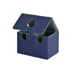 PU Leather Card Deck Box with Dice Tray – Holds 200+ Sleeved Cards