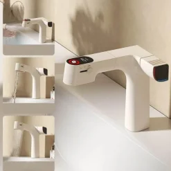 Pull-Out Kitchen Faucet - Elegant Digital Design for Clean Water