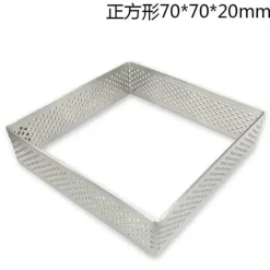 Quadratische und rechteckige Kuchenformen aus Edelstahl zum Selbstbacken und Dekorieren