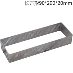 Quadratische und rechteckige Kuchenformen aus Edelstahl zum Selbstbacken und Dekorieren