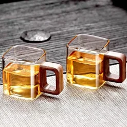 Quadratischer Glasbecher „Oslo“