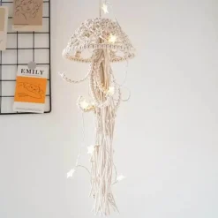 Quallen-Traumfängerlampe - Handgemachte dekorative Leuchte