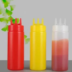 Quetschflaschen-Set - Gewürzspender für Saucen und Öle