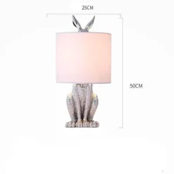 Rabbit Table Lamp - Modern Fairytale Night Light