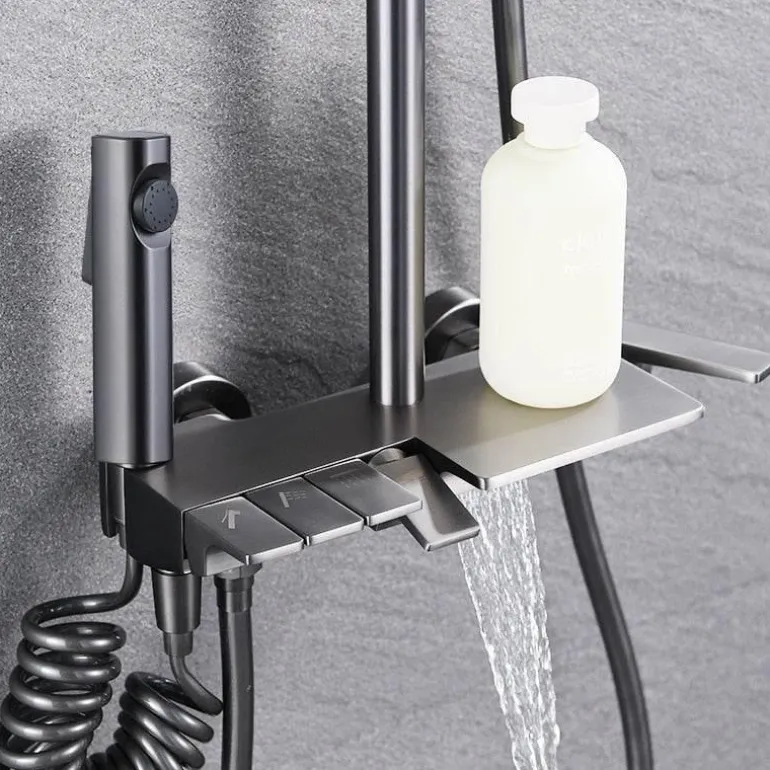 Rainfall Shower Set - Stylish Bathroom Fixture