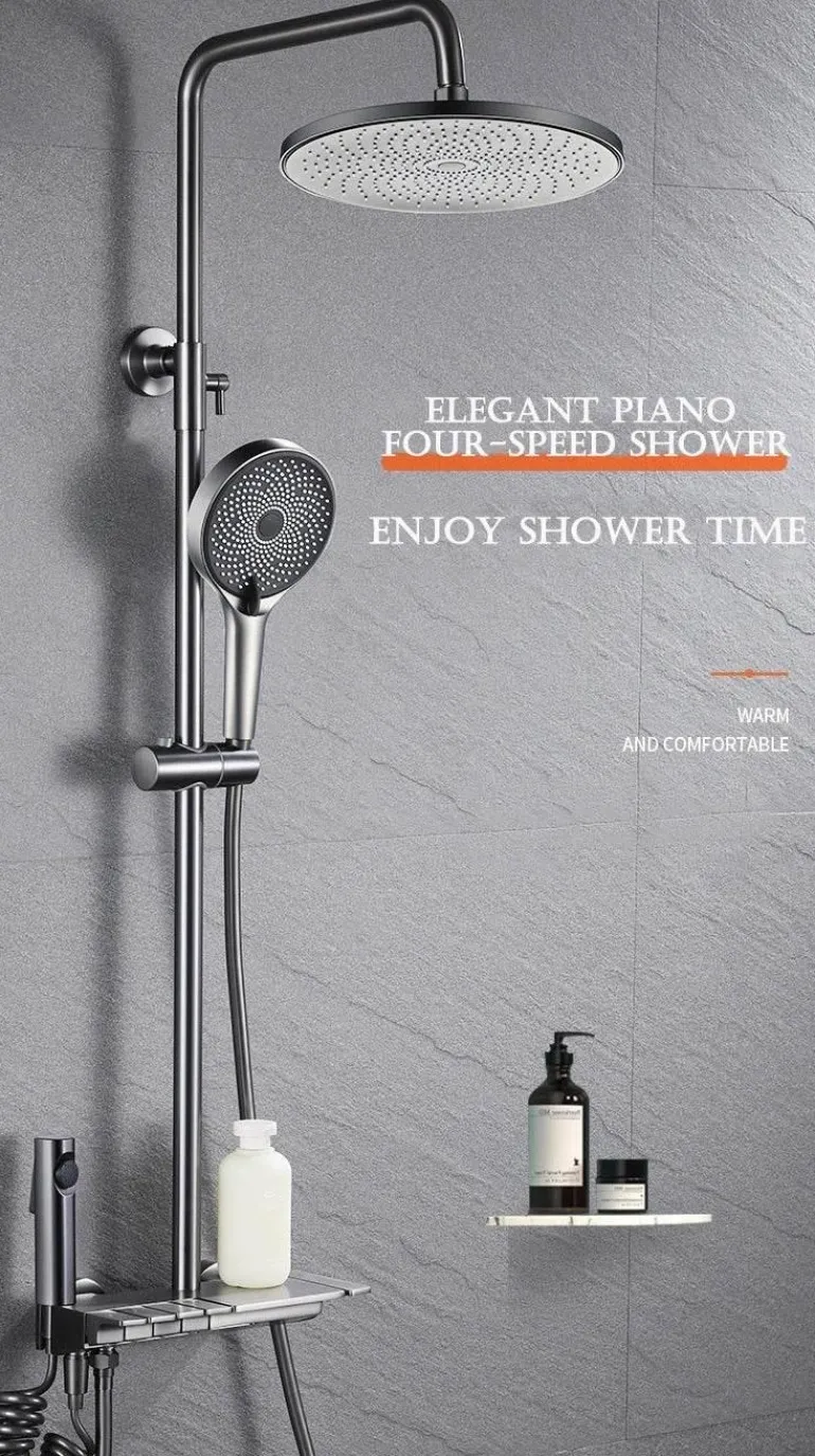 Rainfall Shower Set - Stylish Bathroom Fixture