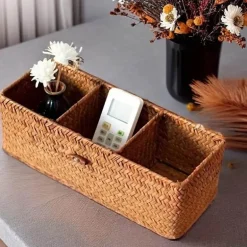Rattan Storage Basket - Ayla Organizer for Home Decor