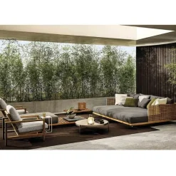 Rattan Three-Seater Sofa - Italian Resort Style Seating