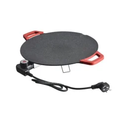 Rauchfreier Elektrogrill mit Antihaftplatte